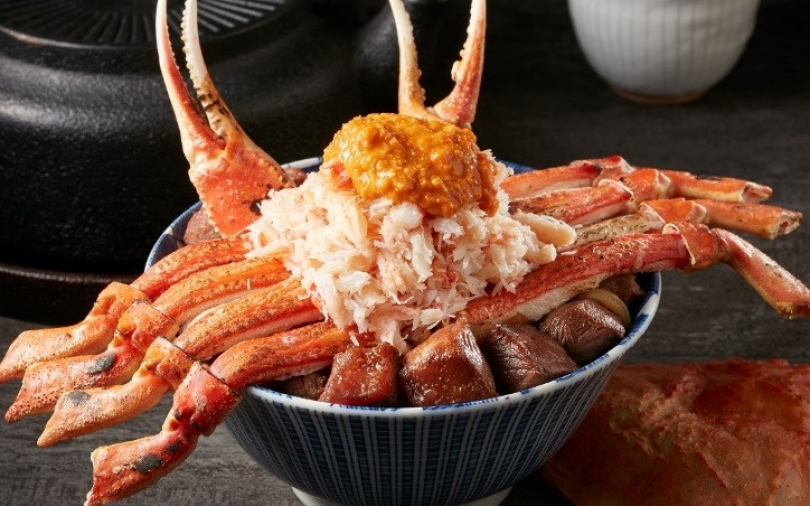 整隻松葉蟹變丼飯　每日限量20份只有左營吃的到