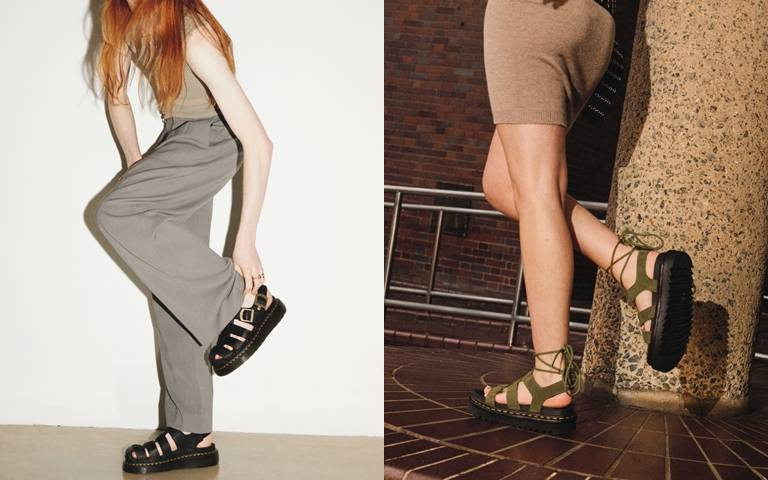 Dr. Martens涼鞋新品！90年代極簡風、厚底元素打造高挑長腿！