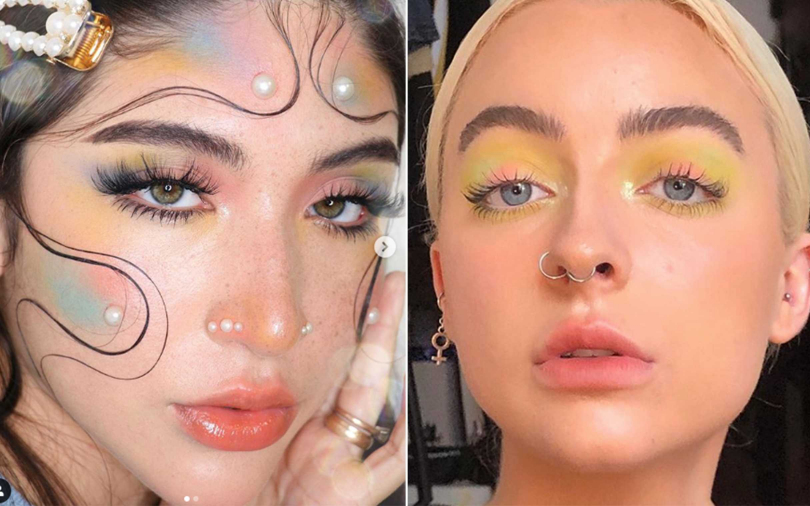 看膩了正常美妝教學？看他們畫這樣好療癒，熱搜「怪奇眼妝」圖鑑