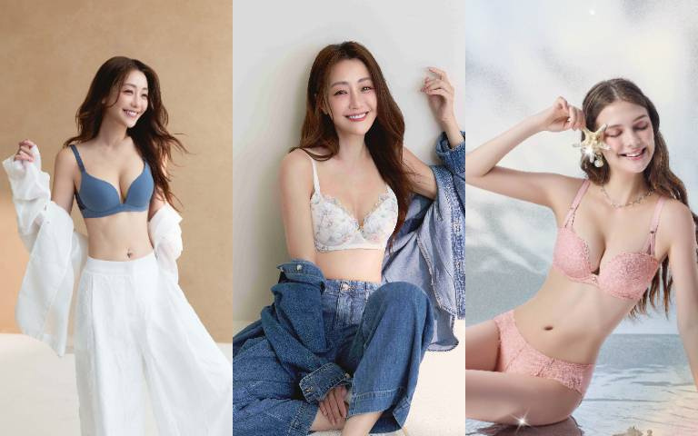 秋冬內衣也要換季！謝欣穎親示範「好看、舒服、機能全都要」，蕾絲美到不想藏