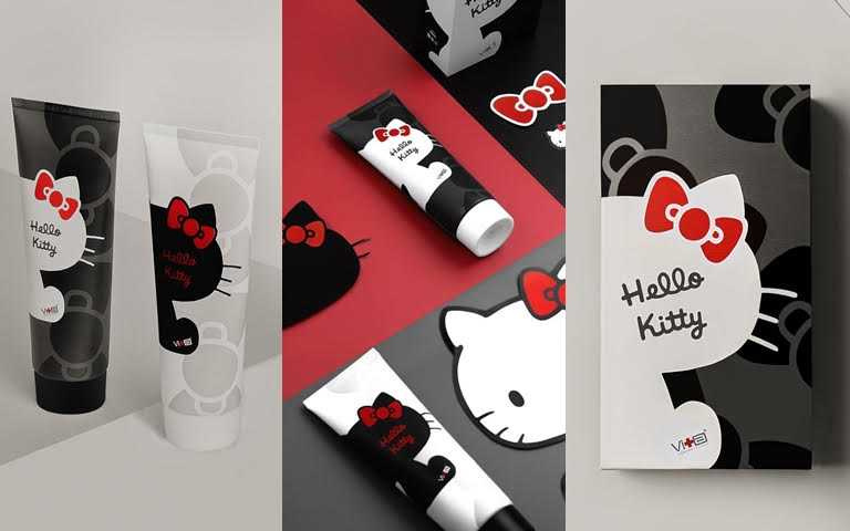 這麼時髦的Hello Kitty妳有看過嗎?熱銷破億的超人氣洗顏霜穿上Kitty聯名新衣,黑白撞色造型不只可愛更時尚!