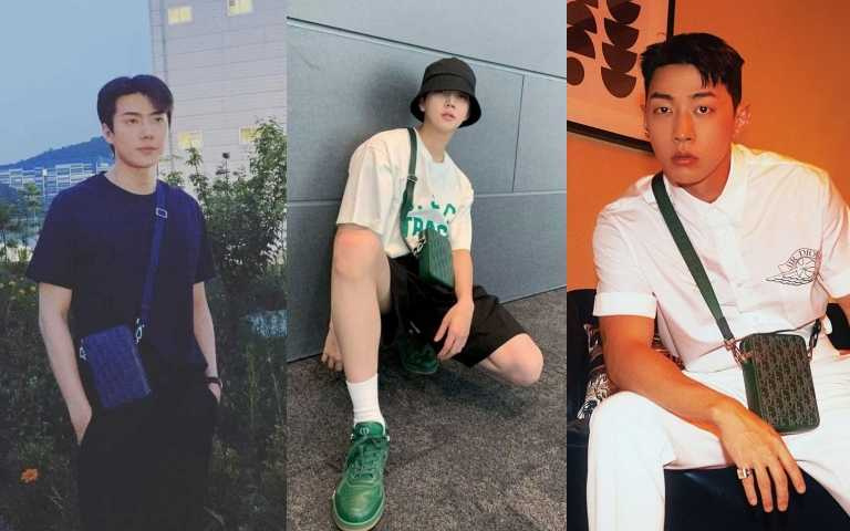 韓國歐巴們最近瘋純色時尚!EXO世勳、Loco、NU'EST Ren、李宰旭都換上超時髦簡約的Dior World Tour 膠囊系列!