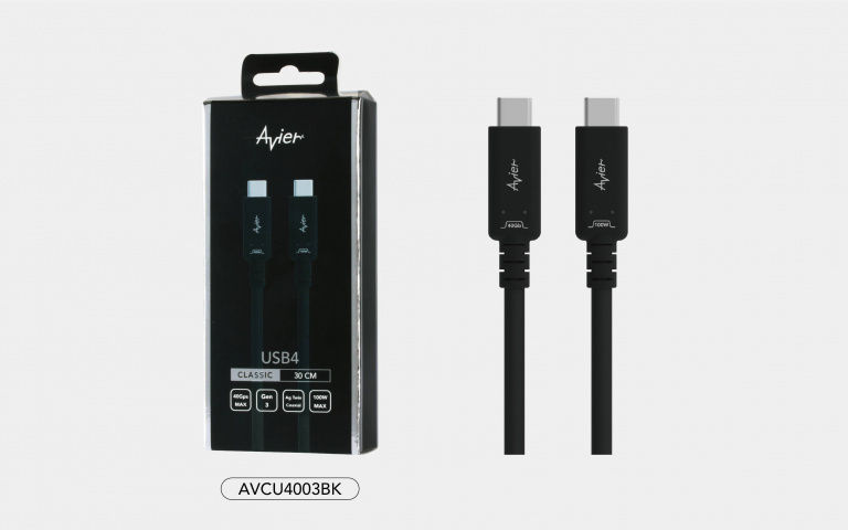 高速資料傳輸線?未來,傳輸就靠Avier CLASSIC USB4!