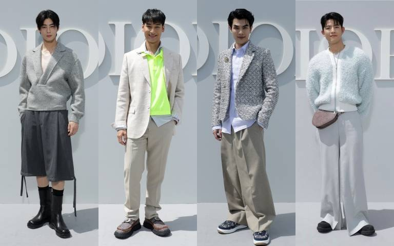 Dior 2024夏季男裝大秀找來全球男星助陣！韓國臉蛋天才車銀優、泰國BL劇男神Apo&Mile一字排開帥度破表！
