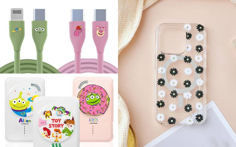 超萌iPhone 15周邊配件！玩具總動員行動電源、三眼怪充電線，迪士尼粉必收！
