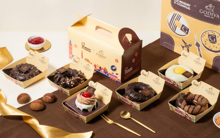 吃貨注意！Mister Donut聯名GODIVA推出限量甜甜圈，超萌造型曝光！