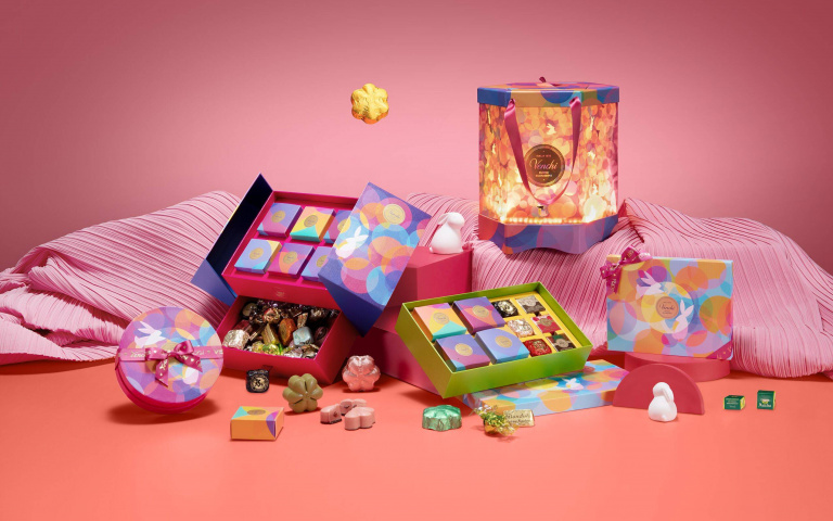 Venchi推中秋限定禮盒！花型巧克力、減糖70%，吃多也不會胖！