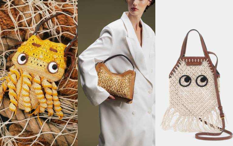 5款夏日草編包推薦！可愛天花板”章魚包”&”眼睛包”是這牌、還有時髦實用代表不要錯過
