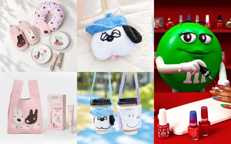 2026秋冬美妝聯名可愛爆擊！怡麗絲爾x麗莎和卡斯柏、OPI x M&M's、ampm x SNOOPY 療癒登場