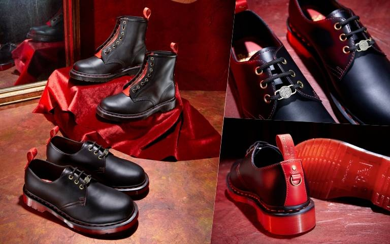 Dr. Martens推兔年限定鞋款！紅金配色的「1460八孔靴」「