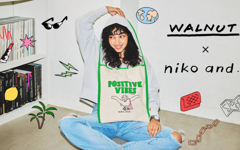 niko and ... 攜手日本人氣插畫家WALNUT　聯名商品、來台資訊搶先看