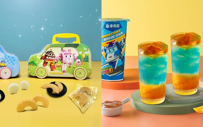 康青龍×救援小英雄波力推2款周邊！夢幻「藍色凍飲」真的超好拍！