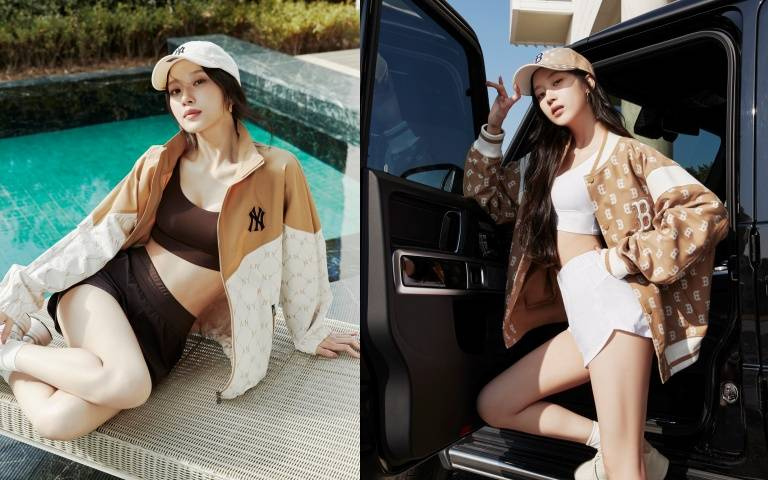 韓劇女神文佳煐私底下超會穿，棒球外套配棒球帽+小熱褲，性感運動風跟她學就對了！