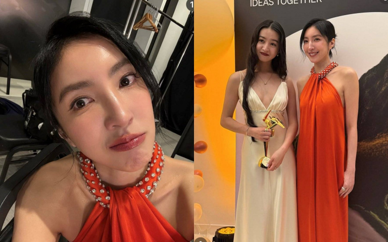 楊謹華47歲逆天美貌輾壓22歲木村光希!私下狂練皮拉提斯、保養細節曝光!