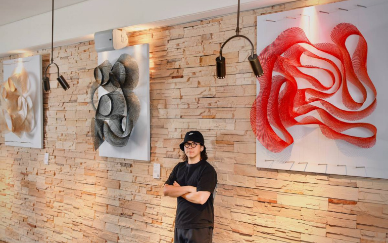 慕舍酒店竹藝展登場　林靖格新作《流形》首亮相