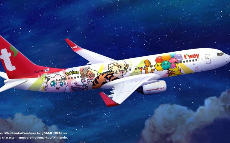 快來坐皮卡丘飛機! The Pokémon Company與韓國德威航空合作推出的「皮卡丘彩繪機 TW」即將啟航,只有飛韓國唷!