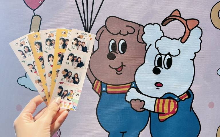 韓國人氣拍貼機現身松菸！one one zero seven插畫萌感十足