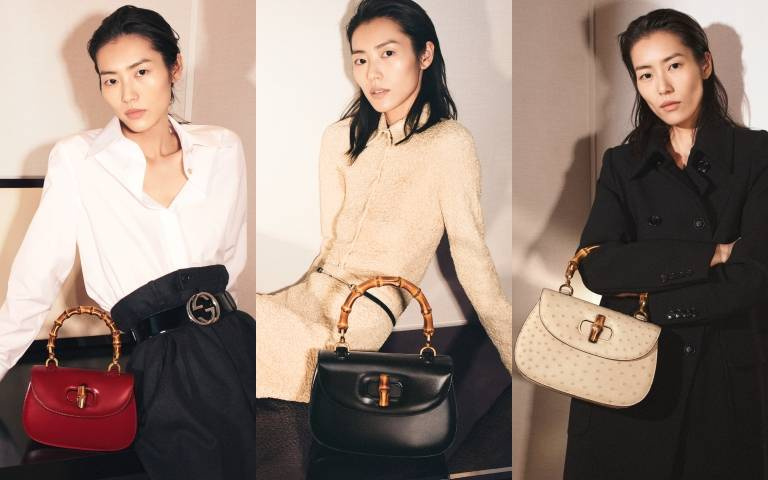 大表姐劉雯率性詮釋GUCCI   Bamboo 1947系列形象大片！超強大時尚氣場難怪全球粉絲都想搶買單！
