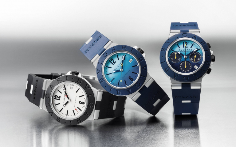 Bulgari Aluminium腕錶推三款新作，以光線與色彩為主角展現繽紛樣貌