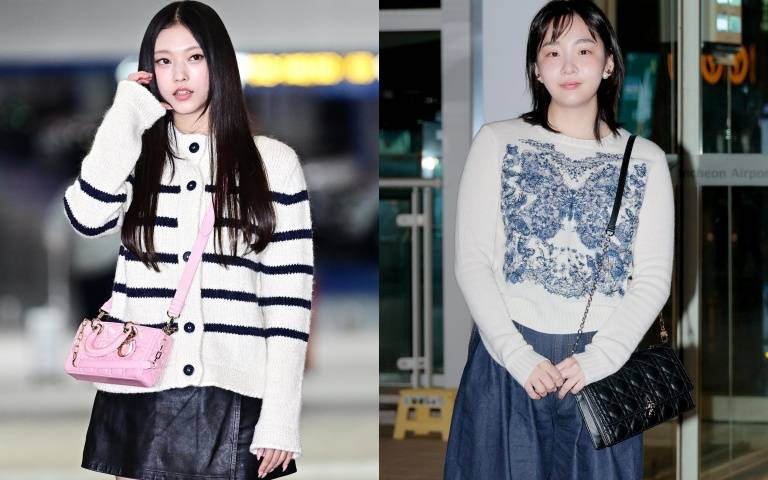 NewJeans Haerin和《柏青哥》女主角金敏荷首度登港!兩人機場被捕獲太美被電暈!