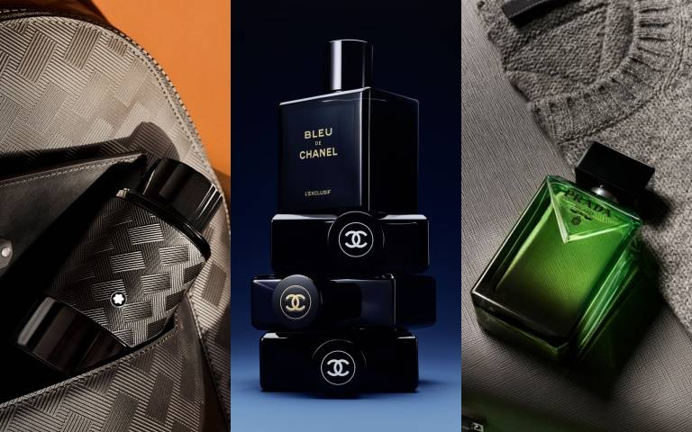 2025男士頂香三巨頭！ CHANEL、PRADA、Montblanc齊發，引爆藍色自由、煙燻重構、極境冒險
