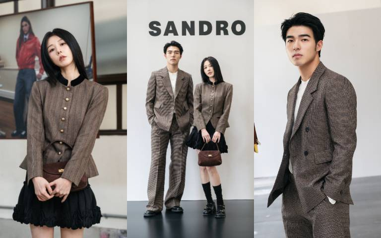 陳昊森帥穿復古西裝現身SANDRO活動、自曝「我是VVIP」！女神邵雨薇秋冬狂推這單品