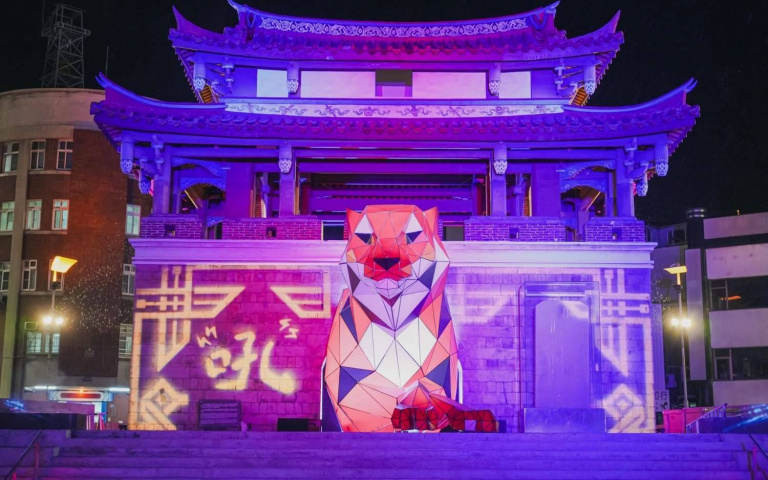 春夜賞燈2／新竹穿梭聲光裝置間　彰化月影燈季打造異國情懷