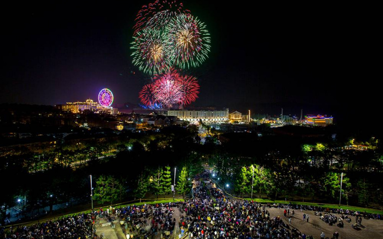 遊樂園星光票299元,周年慶再送i14!999秒煙火秀,告訴你6個最佳觀賞點!