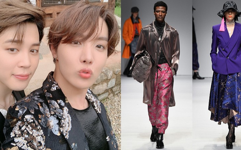 世界彈穿什麼都合理！防彈少年團將傳統韓服穿起新時尚風潮