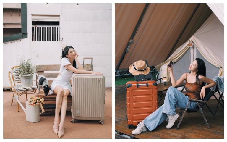 暑假出遊變身質感旅人！ 仙氣溫柔、個性甜酷、文藝貴氣，CROWN 輕奢旅箱讓你風格一把罩！