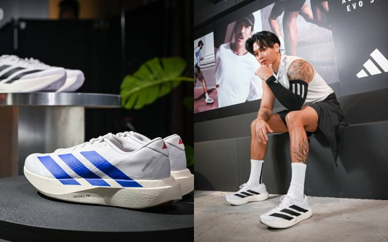 高爾宣晉身三鐵男神、上腳 adidas冠軍鞋帥翻!練跑、潮流穿搭一雙搞定超有型