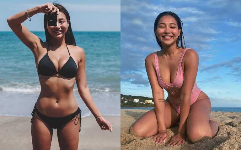 『歐美蜜桃臀』超性感Julia天天往海灘跑,髮質還是好柔順