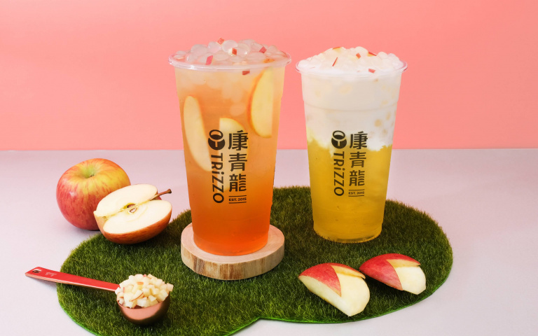 第二杯0元!酸甜「金蘋蜜柚」、「金蘋鮮奶茶」,蘋果控必喝!