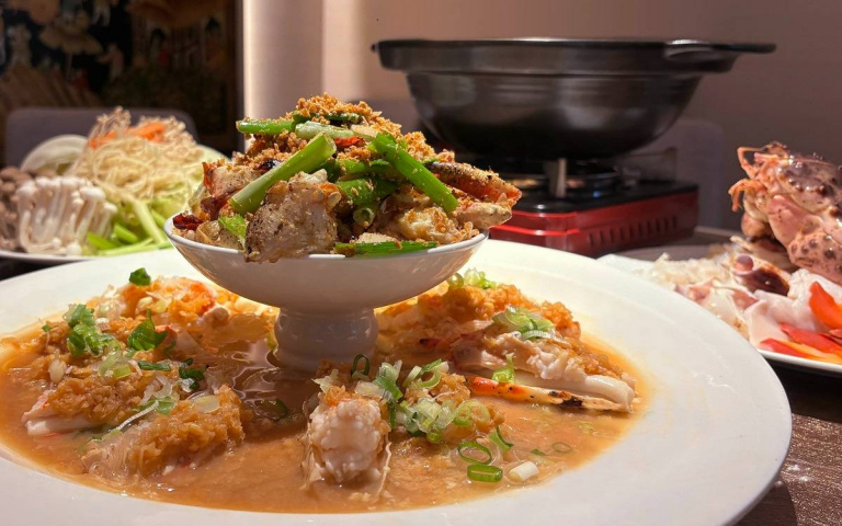 蟹中之王入料　正宗「潮汕沙茶窩」這裡吃