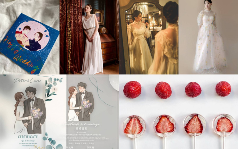 新人快看!Pinkoi推薦婚禮用品,喜帖、結婚證書、婚紗都幫你準備好了!