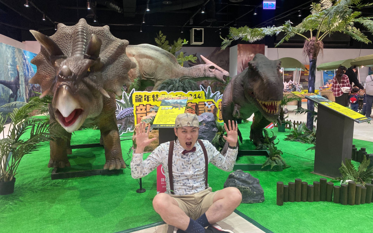 免門票的恐龍特展！打卡10米高暴龍、體驗古生物挖掘課！