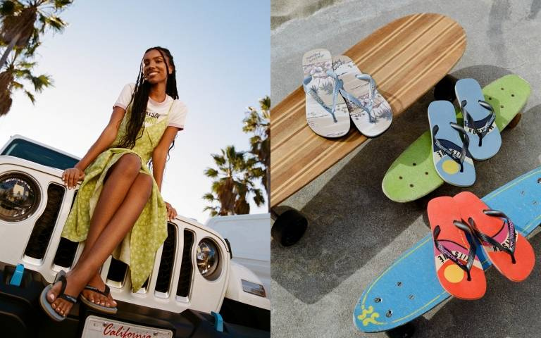 這雙夾腳拖好時髦！Maison Kitsuné x Havaianas限量人字拖上頭還有超可愛的小狐狸Logo 實在太想要了！