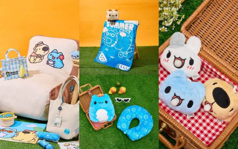 康是美攜手咖波推超萌周邊！壓縮沙發、托特包、收納小物⋯實用又療癒！