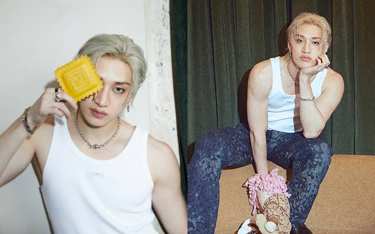 Stray Kids方燦大秀結實手臂線條、視覺暴擊！亮點還有FENDI 925銀飾、帥出新高度