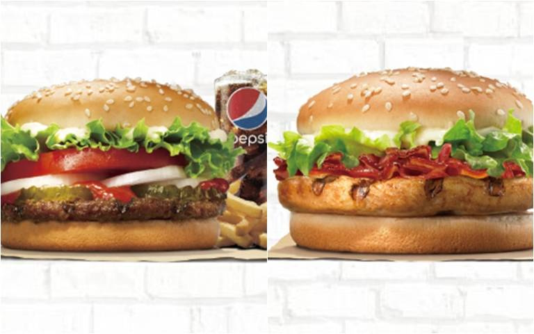 「漢堡王」補班日57折、雙人套餐66折！花生牛肉堡、烤雞腿堡準備開吃