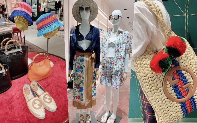 準備好要去度假了嗎?GUCCI Summer Stories系列「Blondie拉菲草包」「海洋風條紋上衣」「可愛櫻桃圖騰比基尼」讓你在沙灘上搶盡鋒頭!