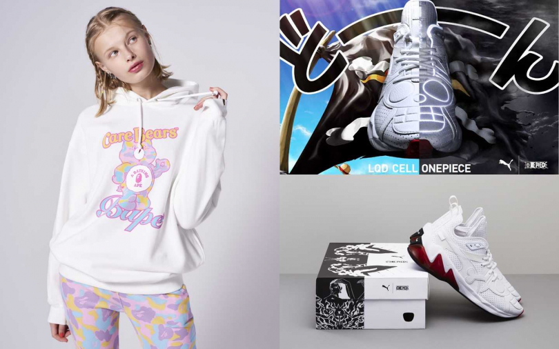 動漫狂熱粉必收！彩虹熊軟萌魅力＆海賊王熱血正義　街頭潮時尚再發新作！