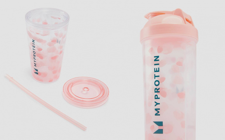 Myprotein推櫻花季限定商品　乳清蛋白、搖搖杯都變粉嫩