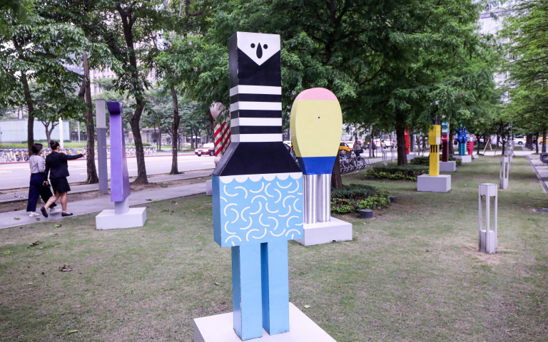 台北信義區新亮點2／無牆美術館「粉樂町」街區尋藝去　「南村有光」投影上演音樂故事