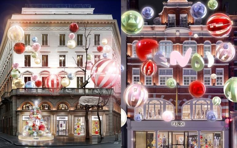 精品品牌FENDI AR IG濾鏡免費下載，掃描後走到哪都可以把FENDI的聖誕樹帶到身邊自拍！
