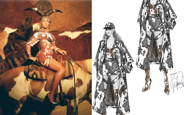 碧昂絲新曲MV中乳牛印花裝原來出自他手!Riccardo Tisci以自由色彩詮釋Burberry早秋系列