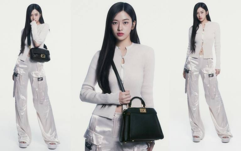 K-pop女團IVE隊長安俞真成為新一代精品穿搭女神,連FENDI都看中她,跟宋慧喬一起代言!