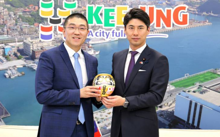 謝國樑接待日本自民黨青年局訪問團　臺日城市交流再深化