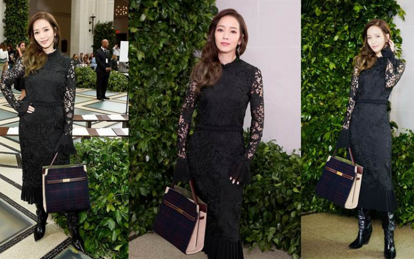 候佩岑優雅黑蕾絲洋裝上身 網友大讚就算是二寶媽了氣質還是完勝一票露胸女星阿