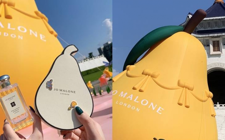 太可愛!Jo Malone London超巨型英國梨空降中正紀念堂!絕對會成為本週末的IG熱門打卡點!